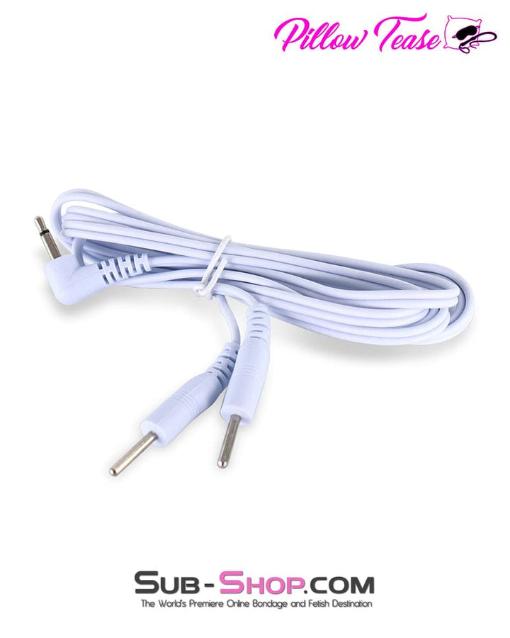 Electro-Stim 0310M      Electro Sex Power Box Wires, 2 Plug Type Connectors