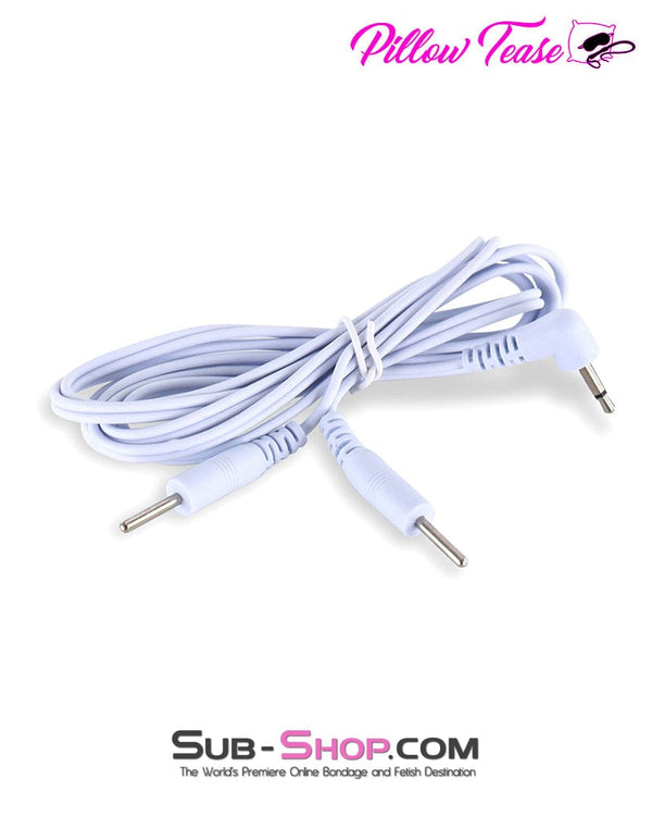 Electro-Stim 0310M      Electro Sex Power Box Wires, 2 Plug Type Connectors