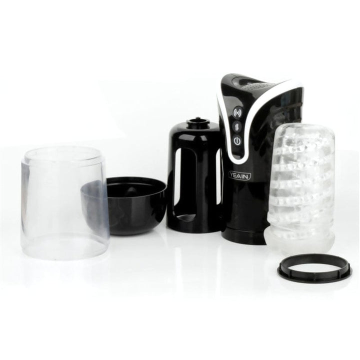 Masturbator 0201M  Realistic Blowjob Thrusting Automatic Rechargeable Waterproof Multifunction Masturbator with Voice