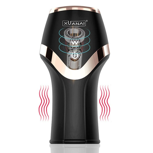 Masturbator 0206M   Pulse Trainer Multi-Function Waterproof Vibrating Masturbator