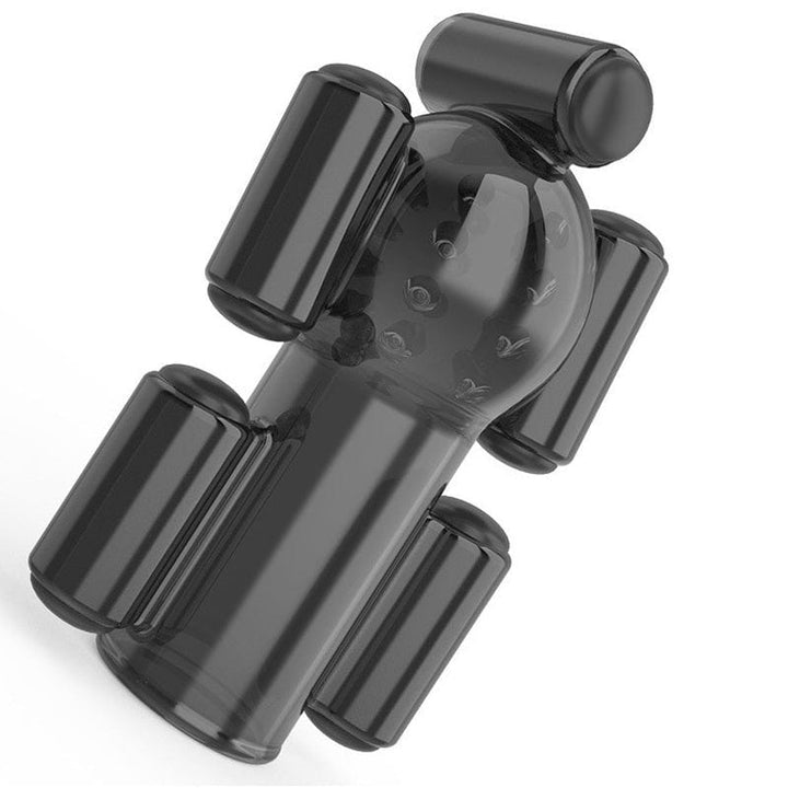 Masturbator 0341M  20 Function Penis Trainer Masturbator Sleeve with 5 USB Vibrating Bullets