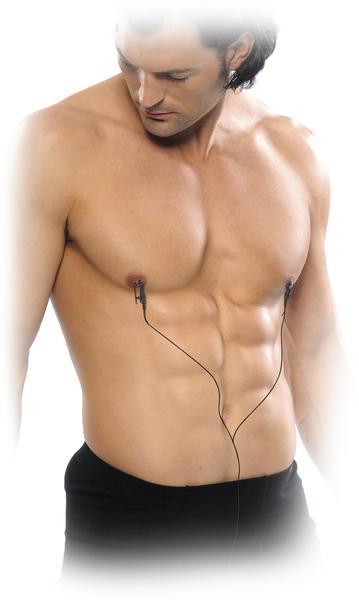 Nipple Clamp 0866P      Electro-Stimulation Shock Therapy Nipple Clamps with Mini Power Unit