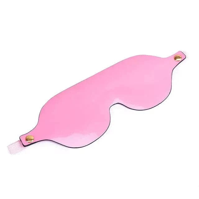 Sissy 0300DL-SIS      Shiny Pink Sissy Patent Eye Mask Blindfold