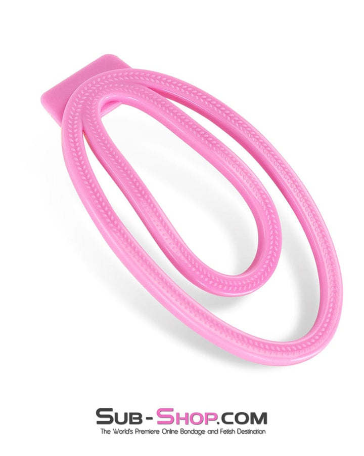 Sissy 0655DL  Pink Fufu Clip Feminiizing Chastity Device - Small