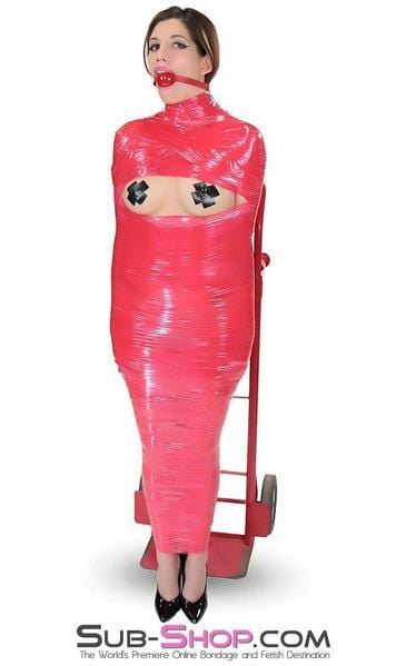 Sissy 5739A-SIS      1,000 ft. Erotic Sissy Bondage Fantasy Wrap, Red