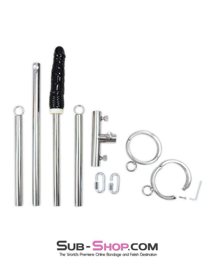 Spreader Bar 9846M      Open Wide Bondage Spreader Bar with Dildo