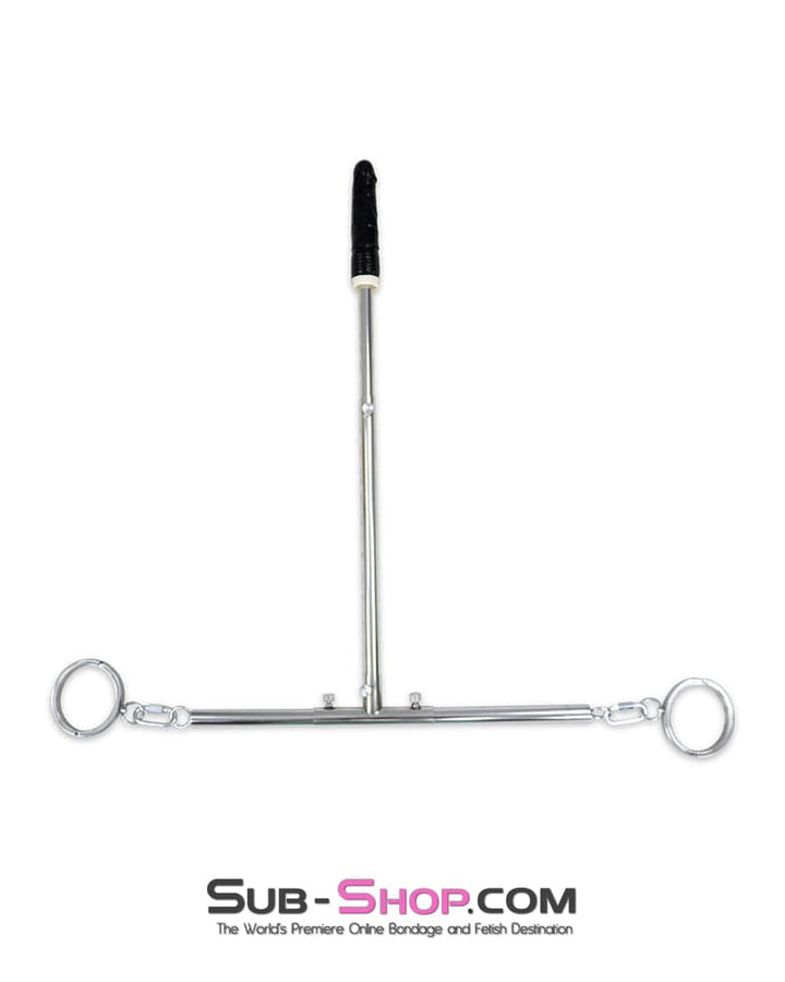 Spreader Bar 9846M      Open Wide Bondage Spreader Bar with Dildo