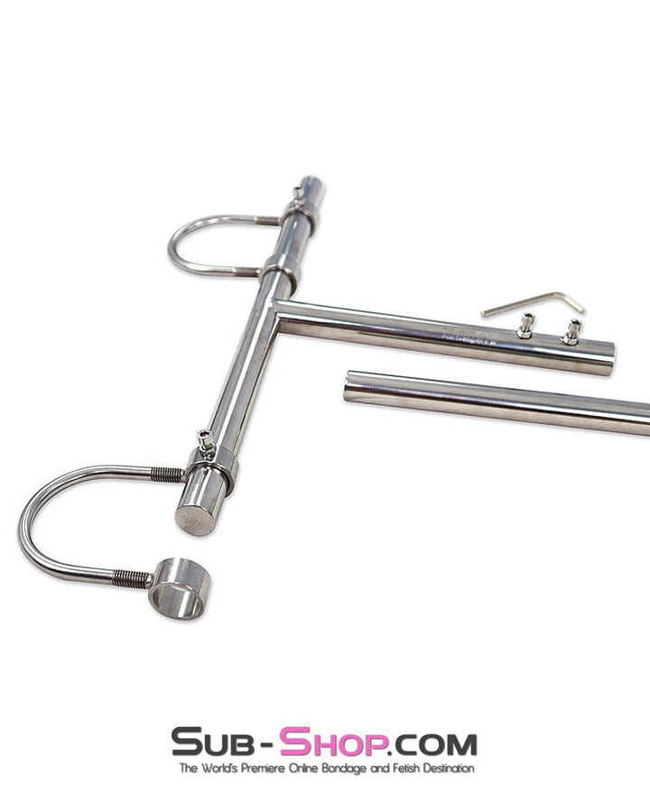 Steel Bondage 9348DL  Steel Bondage Frame with Movable Collar, Wrist and Ankle Cuffs