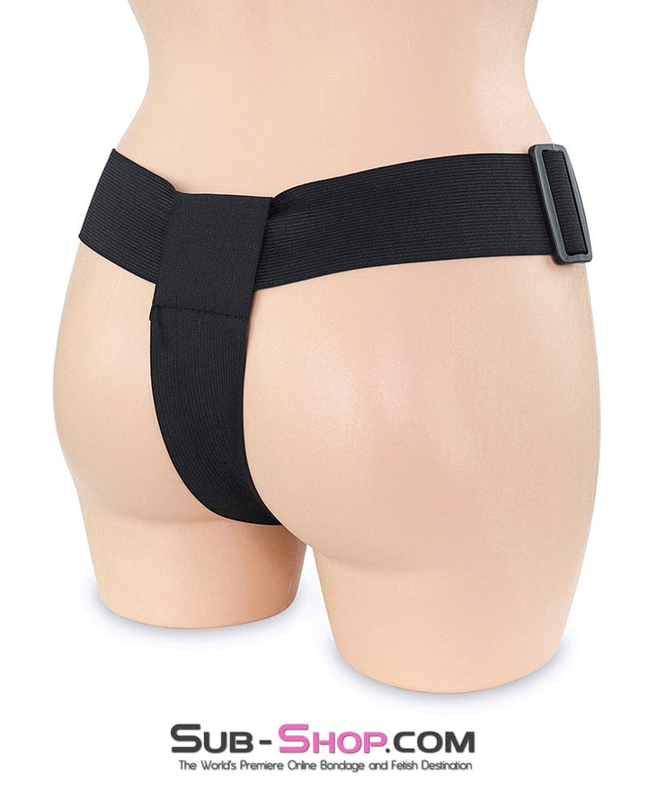 Strap-On Harness 1350DL      Double Strap-On Pegging Set with Long and Short Textured Dildos
