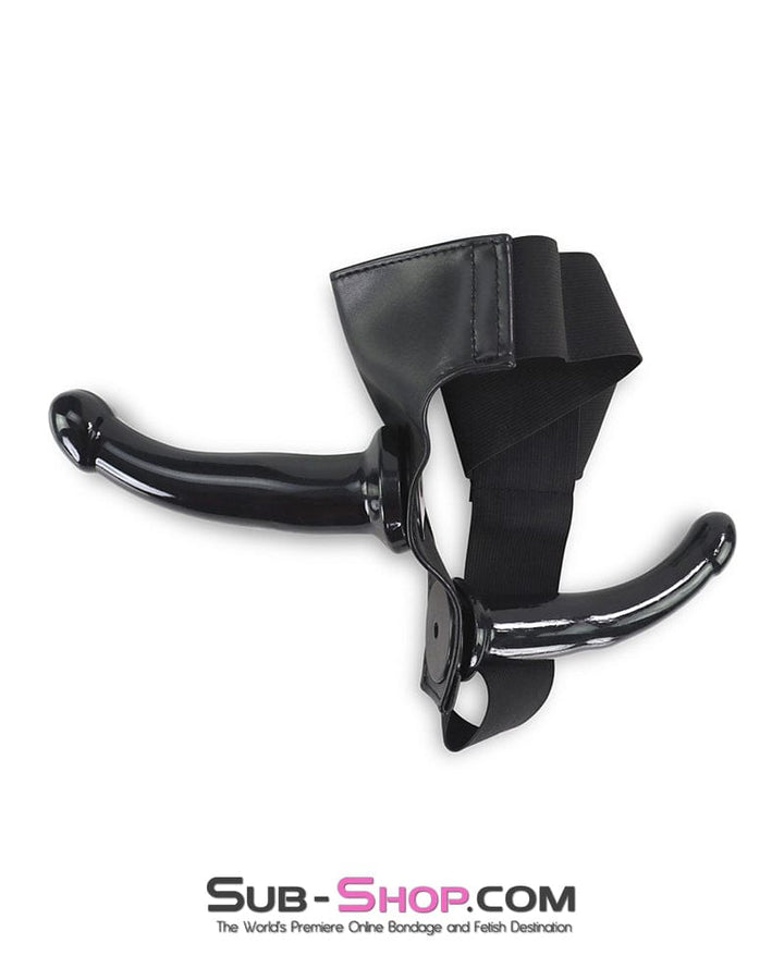 Strap-On Harness 1734DL      Double Strap-On Set with Two Smooth Silicone Dildos