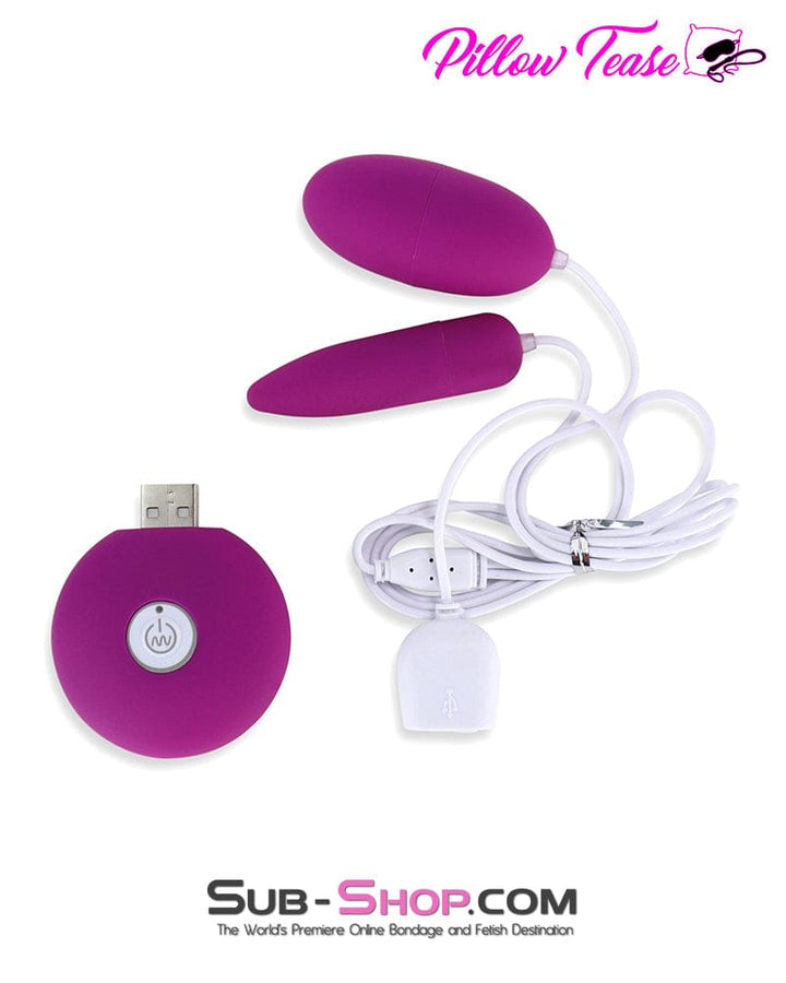 Vibrators 3415M     Duo Vibe USB Rechargeable Vibrating Sex Bullets