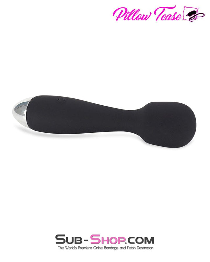Vibrators 4476M      12 Function Waterproof Silicone Demi Wand Vibrator