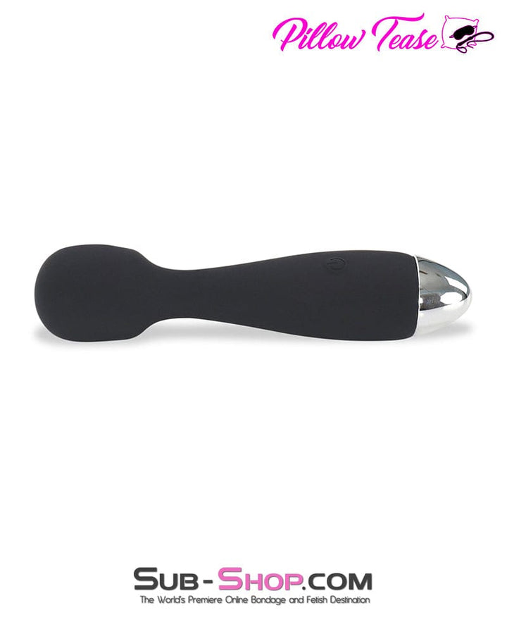 Vibrators 4476M      12 Function Waterproof Silicone Demi Wand Vibrator
