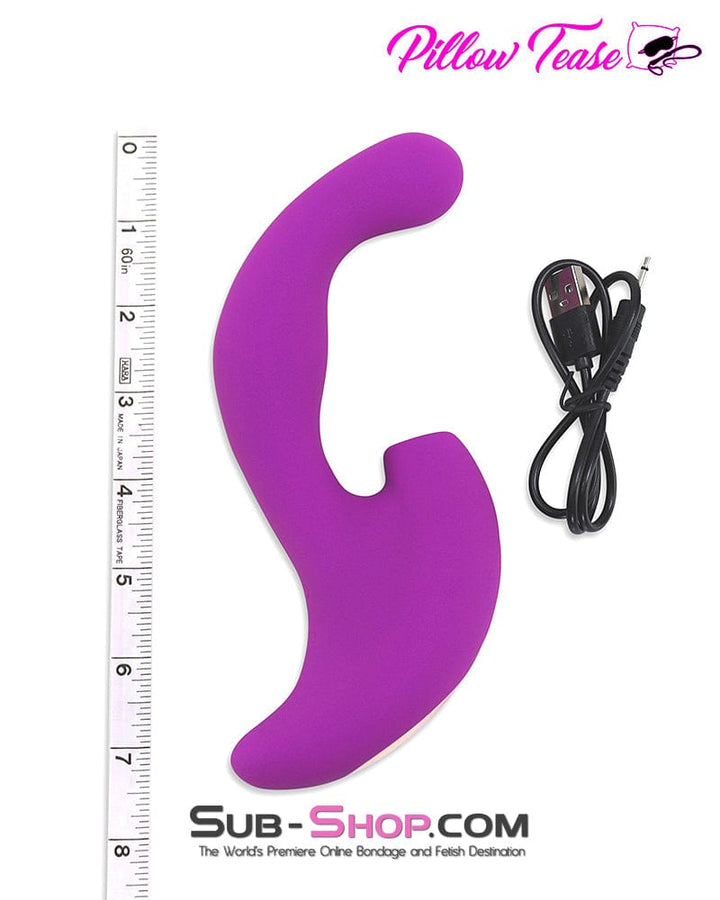 Vibrators 7225M      10 Function Waterproof Silicone Clit Suction G-spot Vibrator