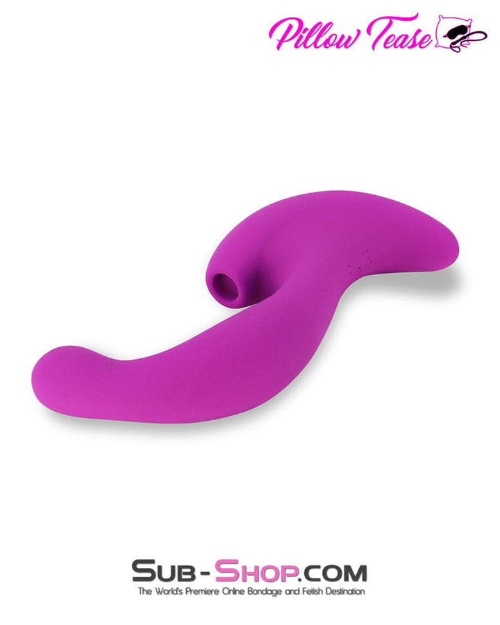 Vibrators 7225M      10 Function Waterproof Silicone Clit Suction G-spot Vibrator