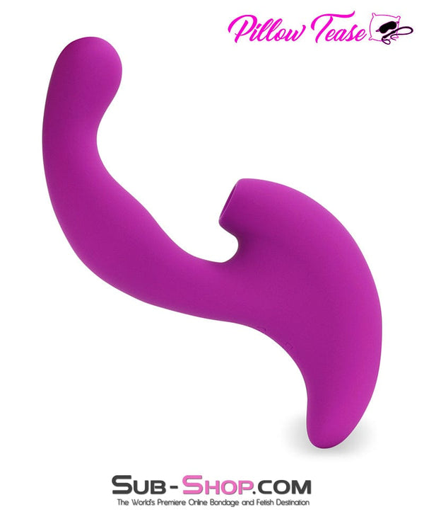Vibrators 7225M      10 Function Waterproof Silicone Clit Suction G-spot Vibrator