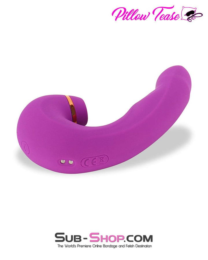 Vibrators 7844M      10 Function Waterproof Rechargeable Silicone Clitoral Sucking & Licking Vibrator