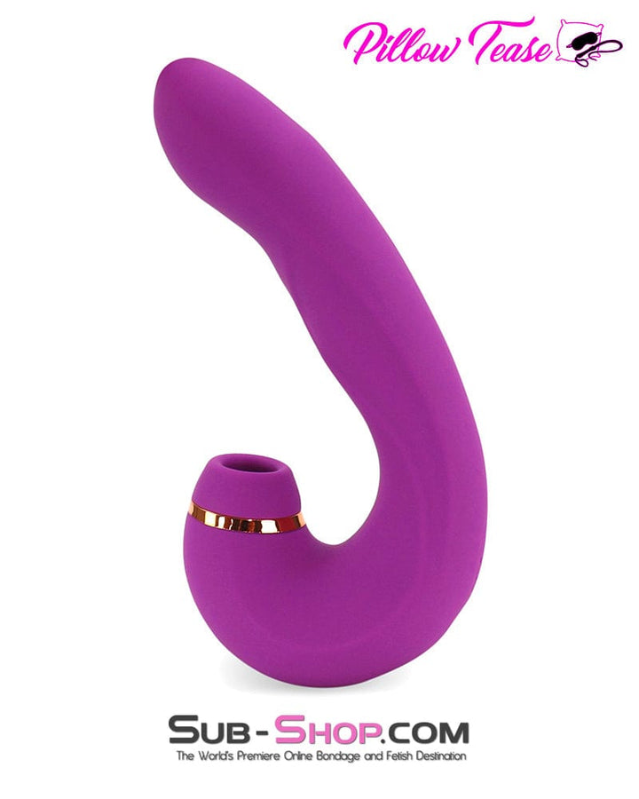 Vibrators 7844M      10 Function Waterproof Rechargeable Silicone Clitoral Sucking & Licking Vibrator