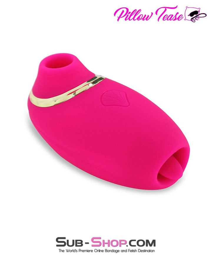 Vibrators 9940M      3 Function Sucking & Licking Waterproof Rechargeable Silicone Vibrator