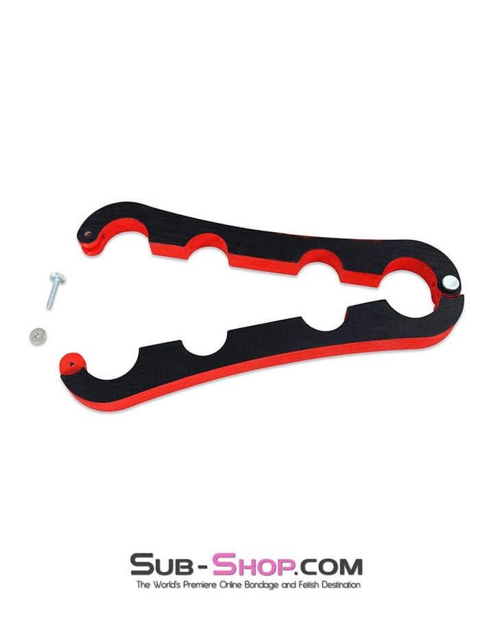 Wrist and Ankle Bondage 9850DL  Wooden Wrist and Ankle Bondage Stocks