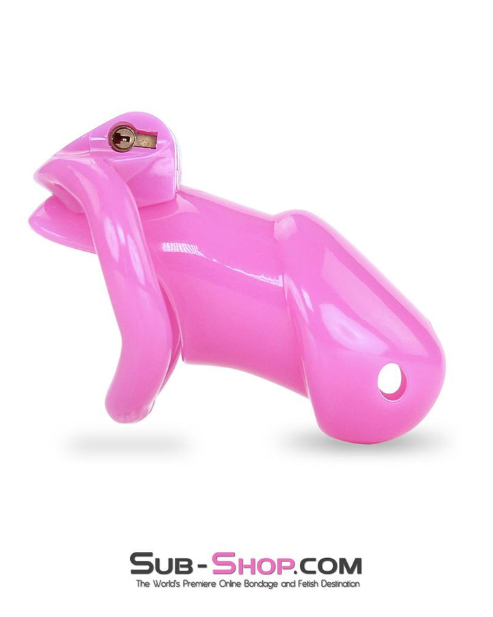 0395AE      Hot Pink Head High Security Male Chastity Sensation Device Chastity   , Sub-Shop.com Bondage and Fetish Superstore