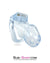 0398AE-SIS      Short Exposed in Chastity High Security Keyed Tumbler Locking Male Chastity with 4 Base Cock Ring Sizes Sissy   , Sub-Shop.com Bondage and Fetish Superstore