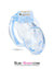 0398AE-SIS      Short Exposed in Chastity High Security Keyed Tumbler Locking Male Chastity with 4 Base Cock Ring Sizes Sissy   , Sub-Shop.com Bondage and Fetish Superstore