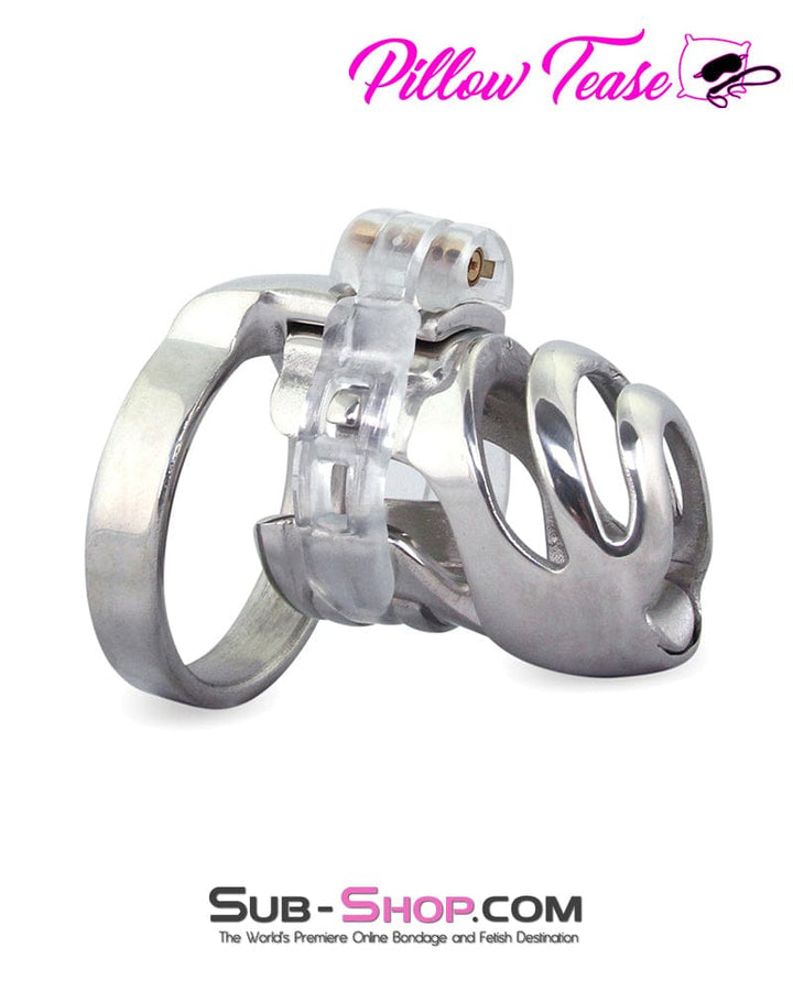0432M      Short Knight in Shining Armor Steel Cock Cage System - MEGA Deal MEGA Deal   , Sub-Shop.com Bondage and Fetish Superstore