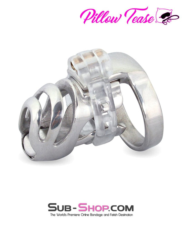 0432M      Short Knight in Shining Armor Steel Cock Cage System - MEGA Deal MEGA Deal   , Sub-Shop.com Bondage and Fetish Superstore
