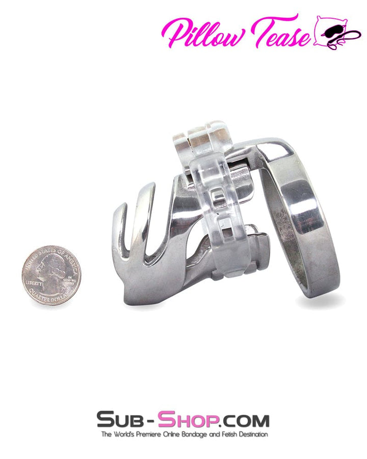 0432M      Short Knight in Shining Armor Steel Cock Cage System - MEGA Deal MEGA Deal   , Sub-Shop.com Bondage and Fetish Superstore