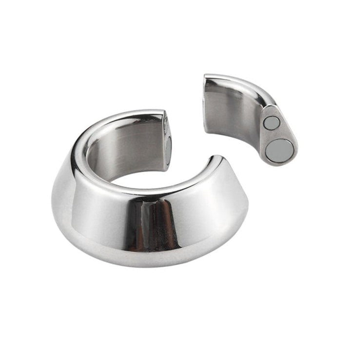 0477M      Half Pound Steel Weighted Cone Magnetic Precision Metal Cock Ring Cock Ring   , Sub-Shop.com Bondage and Fetish Superstore