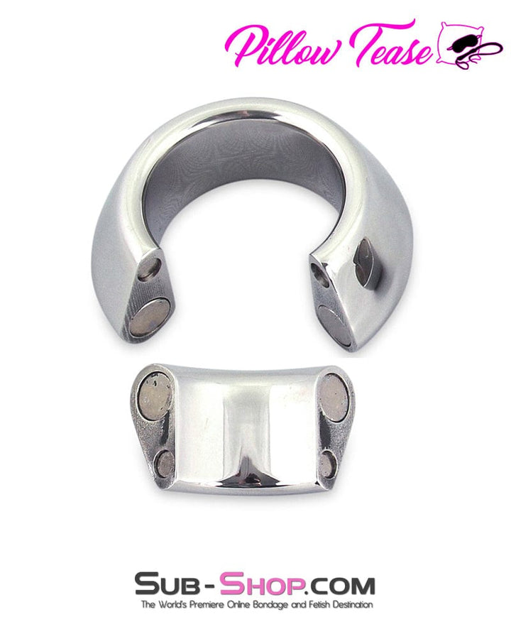 0477M      Half Pound Steel Weighted Cone Magnetic Precision Metal Cock Ring Cock Ring   , Sub-Shop.com Bondage and Fetish Superstore