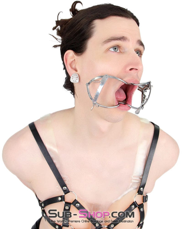 0486S-SIS      Forced Sissy Open Wide Mouth Spreader Sissy   , Sub-Shop.com Bondage and Fetish Superstore