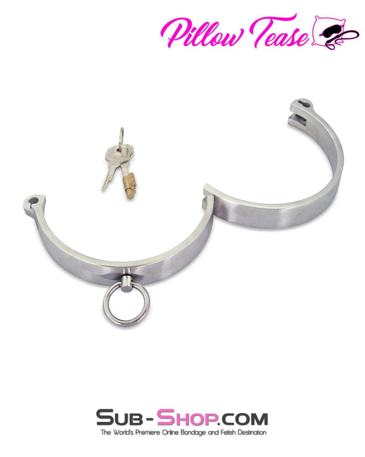 0634AR      Stainless Steel Lock and Keys Bondage Slave Collar Collar   , Sub-Shop.com Bondage and Fetish Superstore