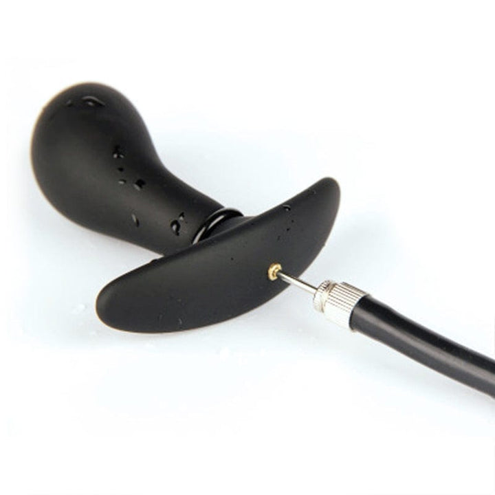 0624M      Inflatable Prostate Massager Plug with Removable Pump Hose Prostate Stimulator   , Sub-Shop.com Bondage and Fetish Superstore