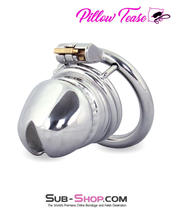 0642M      Penis Head High Security Steel Cock Cage Chastity Chastity   , Sub-Shop.com Bondage and Fetish Superstore