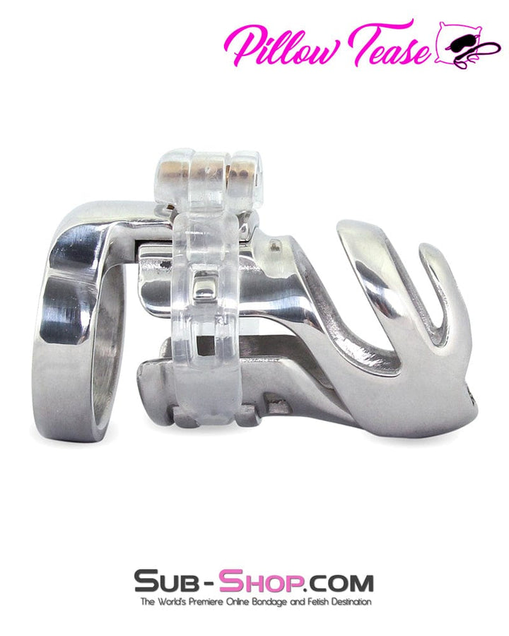 0686M      Long Knight in Shining Armor Steel Cock Cage System Chastity   , Sub-Shop.com Bondage and Fetish Superstore