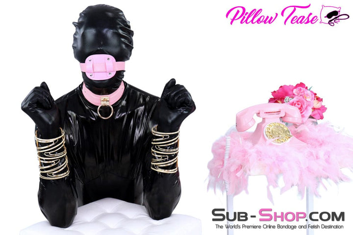 5731RS      Princess Pink Deep Throat Trainer Locking 4" Penis Gag Gags   , Sub-Shop.com Bondage and Fetish Superstore