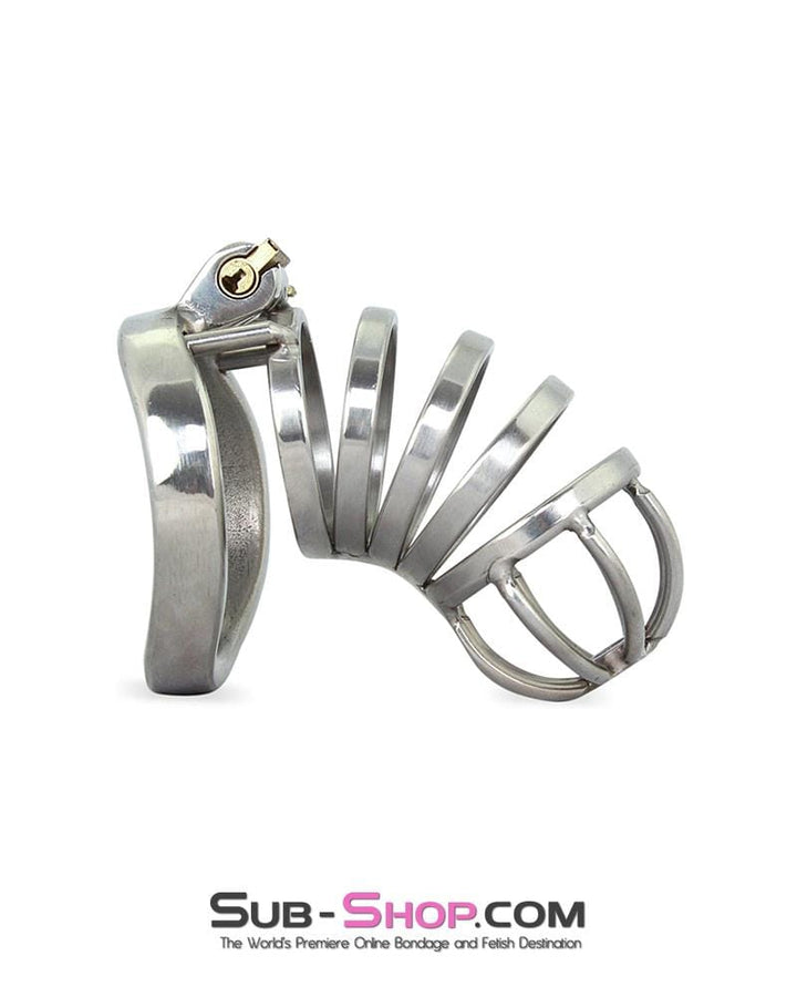 0900RS      Mini Manhood Tease and Torment High Security Steel Locking Male Chastity Device - MEGA Deal MEGA Deal   , Sub-Shop.com Bondage and Fetish Superstore