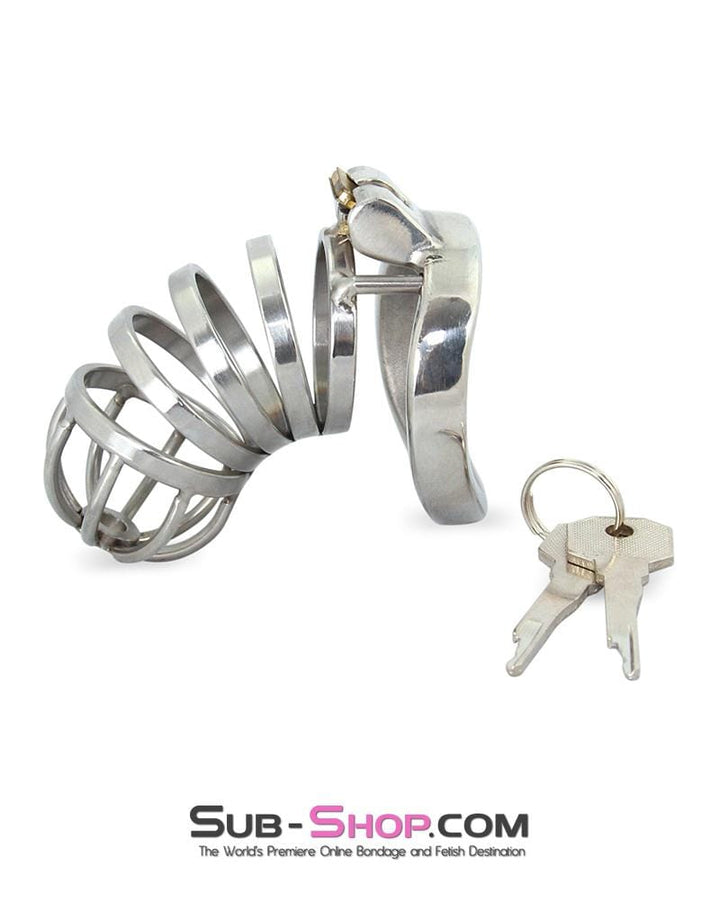0900RS      Mini Manhood Tease and Torment High Security Steel Locking Male Chastity Device - MEGA Deal MEGA Deal   , Sub-Shop.com Bondage and Fetish Superstore
