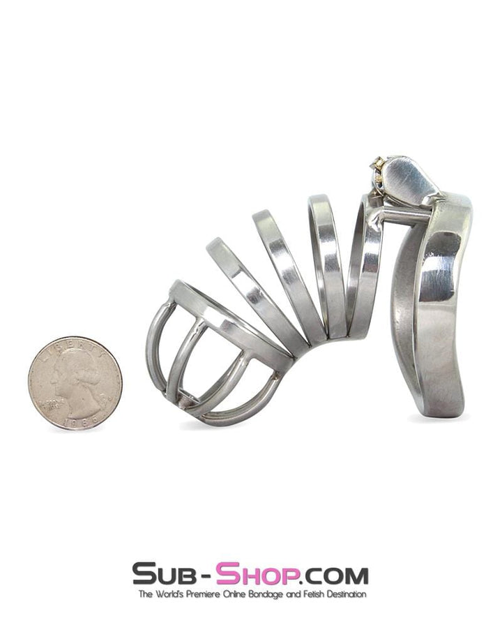 0900RS      Mini Manhood Tease and Torment High Security Steel Locking Male Chastity Device - MEGA Deal MEGA Deal   , Sub-Shop.com Bondage and Fetish Superstore