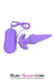1000M      Purple Silicone Bulb Probe - LAST CHANCE - Final Closeout! MEGA Deal   , Sub-Shop.com Bondage and Fetish Superstore