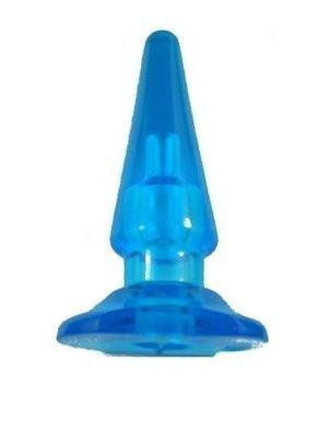 1001M      Blue Jelly Crystals Butt Plug - LAST CHANCE - Final Closeout! MEGA Deal   , Sub-Shop.com Bondage and Fetish Superstore