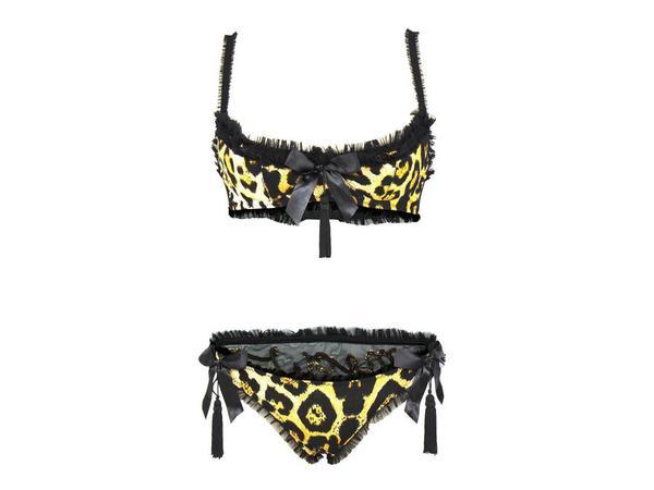 1002L      Frisky Kitty Pet Play Bra & Panty Set - LAST CHANCE - Final Closeout! Black Friday Blowout   , Sub-Shop.com Bondage and Fetish Superstore