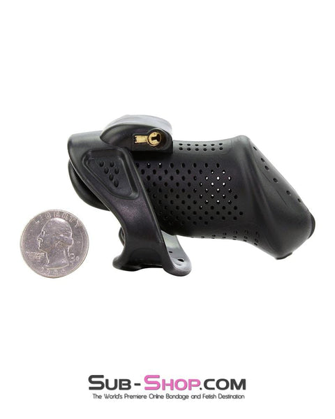 1304AR      Mistresses Slave Black High Security Ventilated Locking Male Chastity Device Chastity   , Sub-Shop.com Bondage and Fetish Superstore