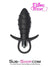 1309M      The Pacifier Ribbed Vibrating Butt Plug - LAST CHANCE - Final Closeout! Black Friday Blowout   , Sub-Shop.com Bondage and Fetish Superstore