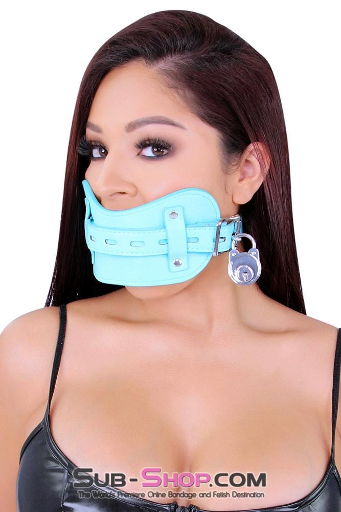 1322MQ      Stuff It Good Locking Tiffany Muffler Panel Strap Stuffed Ball Gag Gags   , Sub-Shop.com Bondage and Fetish Superstore