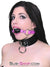 0607A      Something Shiny Black Luxe PVC Collar Collar   , Sub-Shop.com Bondage and Fetish Superstore