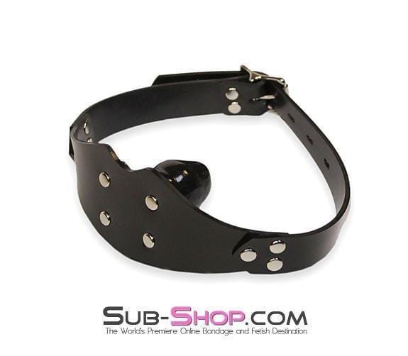 1416A      Rubberized Locking Rubber Penis Panel Gag Gags   , Sub-Shop.com Bondage and Fetish Superstore
