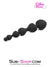 1426M      Black Silicone Heart Beaded Anal Massager - MEGA Deal MEGA Deal   , Sub-Shop.com Bondage and Fetish Superstore